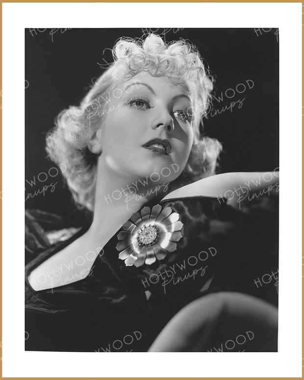 Ann Sothern Luminous Blonde by BACHRACH 1933 | Hollywood Pinups Color Prints