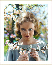 Bette Davis Cherry Blossom 1931 | Hollywood Pinups Color Prints