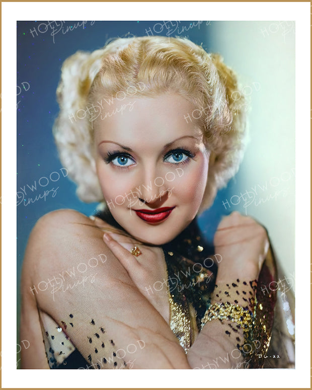 Betty Grable Cotton Blonde 1936 by BACHRACH | Hollywood Pinups Color Prints
