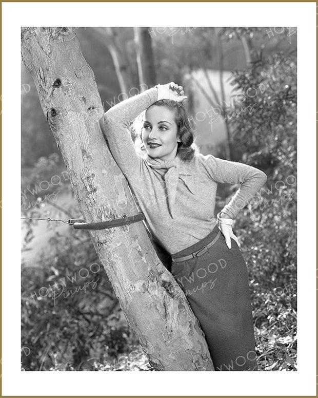 Carole Lombard Nature Beauty 1938 | Hollywood Pinups Color Prints