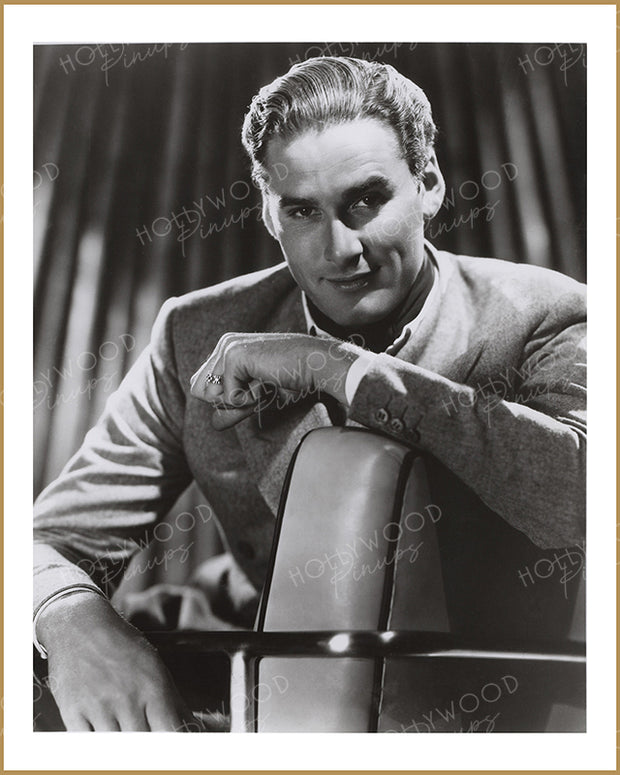 Errol Flynn Devilish Grin 1935 | Hollywood Pinups Color Prints