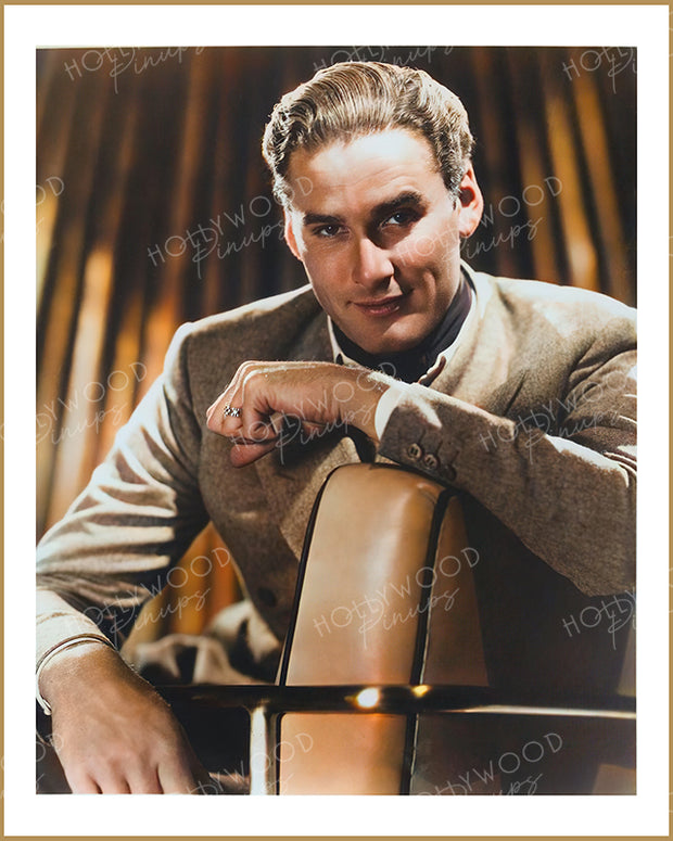 Errol Flynn Devilish Grin 1935 | Hollywood Pinups Color Prints