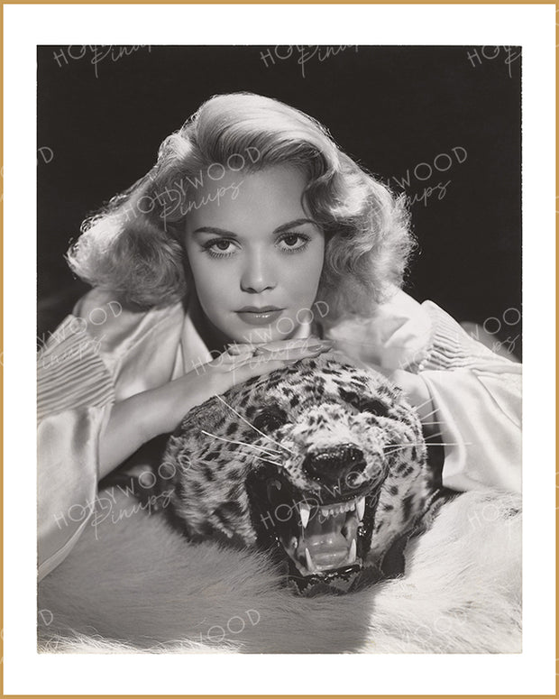 Jane Wyman Leopard Lady 1939 by HURRELL | Hollywood Pinups Color Prints