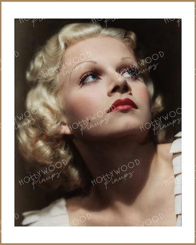 Jean Harlow Blonde Angel by CLARENCE BULL 1934 | Hollywood Pinups Color Prints