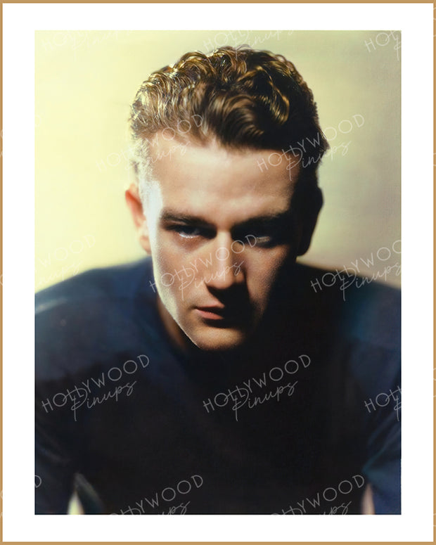 John Wayne Brooding Gaze 1930 | Hollywood Pinups Color Prints