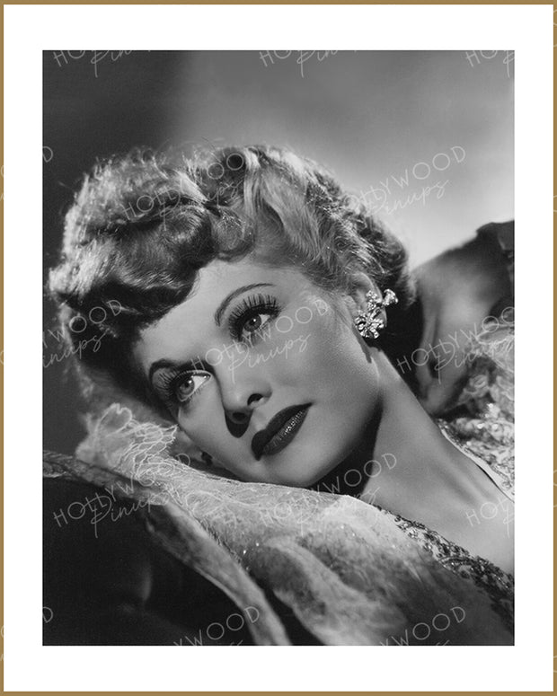 Lucille Ball Dazzling Beauty by BACHRACH 1941 | Hollywood Pinups Color Prints