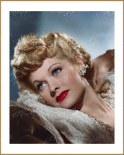 Lucille Ball Dazzling Beauty by BACHRACH 1941 | Hollywood Pinups Color Prints