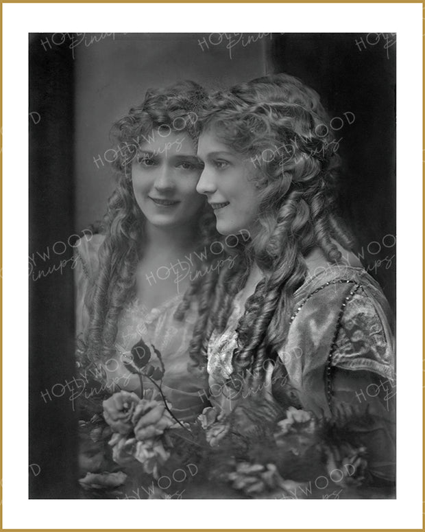 Mary Pickford Mirror Belle by WILLIAM EARLE 1914 | Hollywood Pinups Color Prints