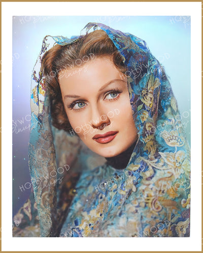 Rhonda Fleming LACE MYSTIQUE 1949 | Hollywood Pinups Color Prints