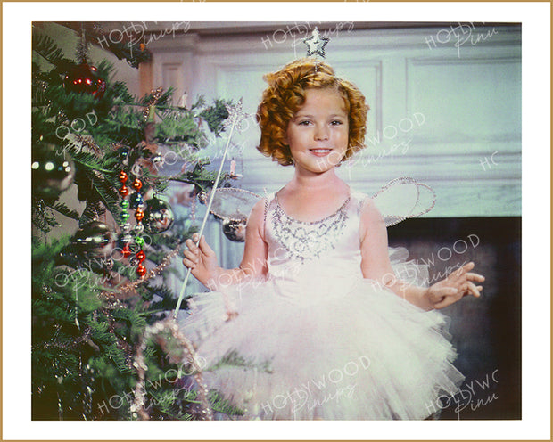 Shirley Temple Christmas Fairy 1936 | Hollywood Pinups | Film Star Color and B&W Prints
