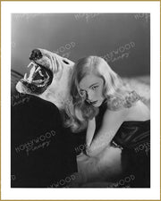 Veronica Lake Bear Rug by EUGENE RICHEE 1941 | Hollywood Pinups Color Prints