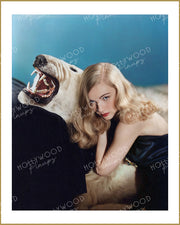 Veronica Lake Bear Rug by EUGENE RICHEE 1941 | Hollywood Pinups Color Prints